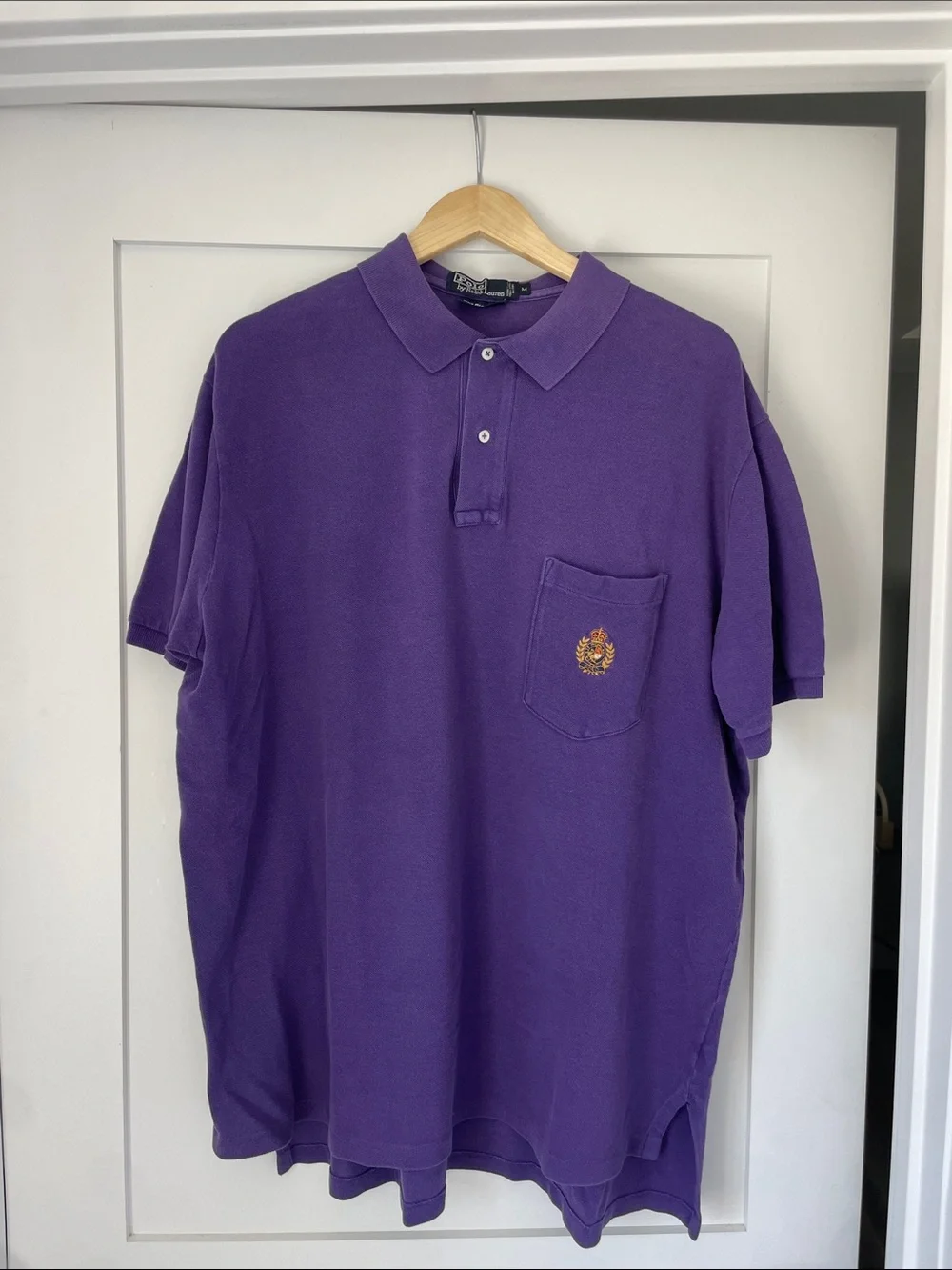 Polo by Ralph Lauren Purple Polo Shirt OG Crest Purple